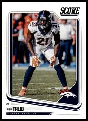 2018 Score Base Aqib Talib Denver Broncos 100 - Football Card Single