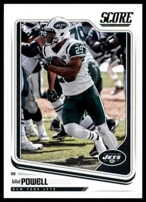 2018 Score Base Bilal Powell New York Jets 241 - Football Card Single