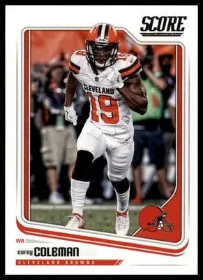 2018 Score Base Corey Coleman Cleveland Browns 77 - Football Card Single