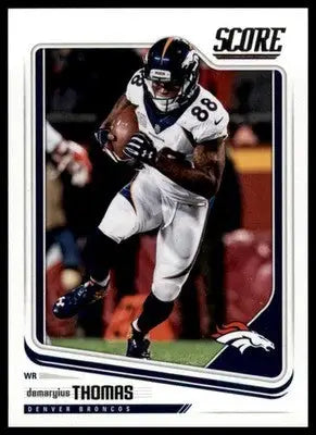 2018 Score Base Demaryius Thomas Denver Broncos 98 - Football Card Single