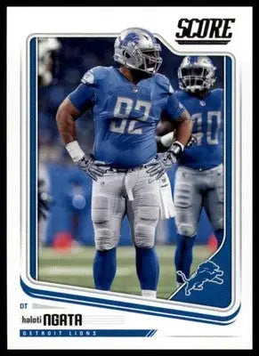 2018 Score Base Haloti Ngata Detroit Lions 112 - Football Card Single