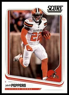 2018 Score Base Jabrill Peppers Cleveland Browns 74 - Football Card Single