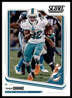 2018 Score Base Kenyan Drake Miami Dolphins 188 - Football Card Single