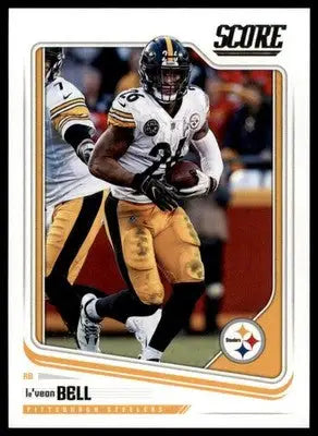 2018 Score Base Le’Veon Bell Pittsburgh Steelers 270 - Football Card Single