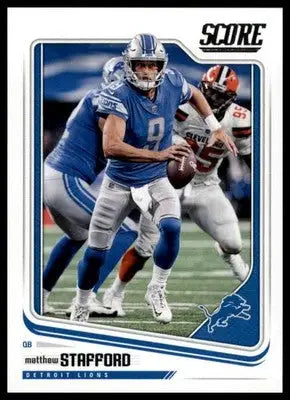 2018 Score Base Matthew Stafford Detroit Lions 104 - Football Card Single