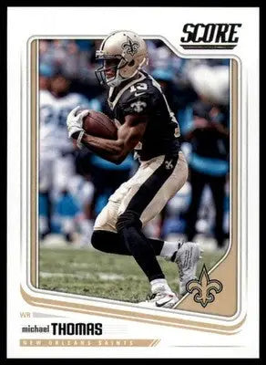 2018 Score Base Michael Thomas New Orleans Saints 218 - Football Card Single
