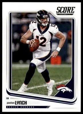 2018 Score Base Paxton Lynch Denver Broncos 95 - Football Card Single