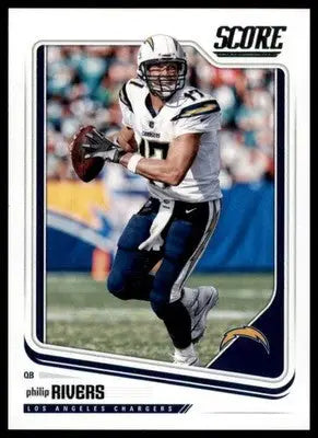 2018 Score Base Philip Rivers Los Angeles Chargers 176 - Football Card Single