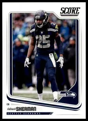 2018 Score Base Richard Sherman Seattle Seahawks 291 - Football Card Single