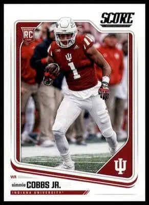 2018 Score Base Simmie Cobbs Jr. Indiana Hoosiers 390 Rookie - Football Card Single