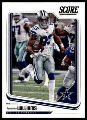 2018 Score Base Terrance Williams Dallas Cowboys 87 - Football Card Single