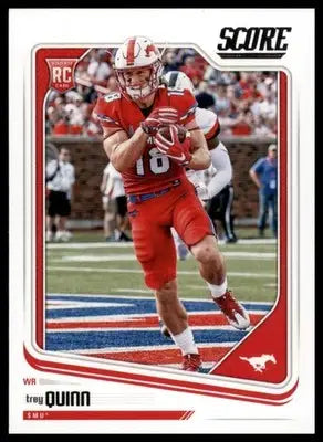 2018 Score Base Trey Quinn SMU Mustangs 410 Rookie - Football Card Single