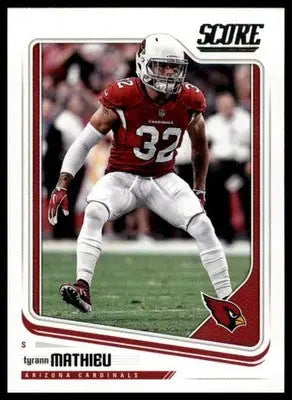 2018 Score Base Tyrann Mathieu Arizona Cardinals 6 - Football Card Single