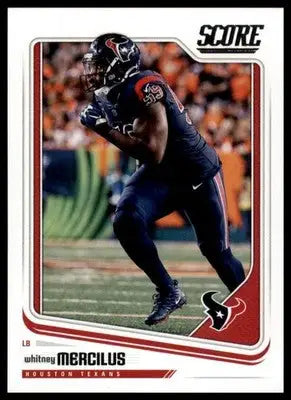 2018 Score Base Whitney Mercilus Houston Texans 133 - Football Card Single