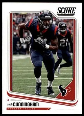 2018 Score Base Zach Cunningham Houston Texans 132 - Football Card Single