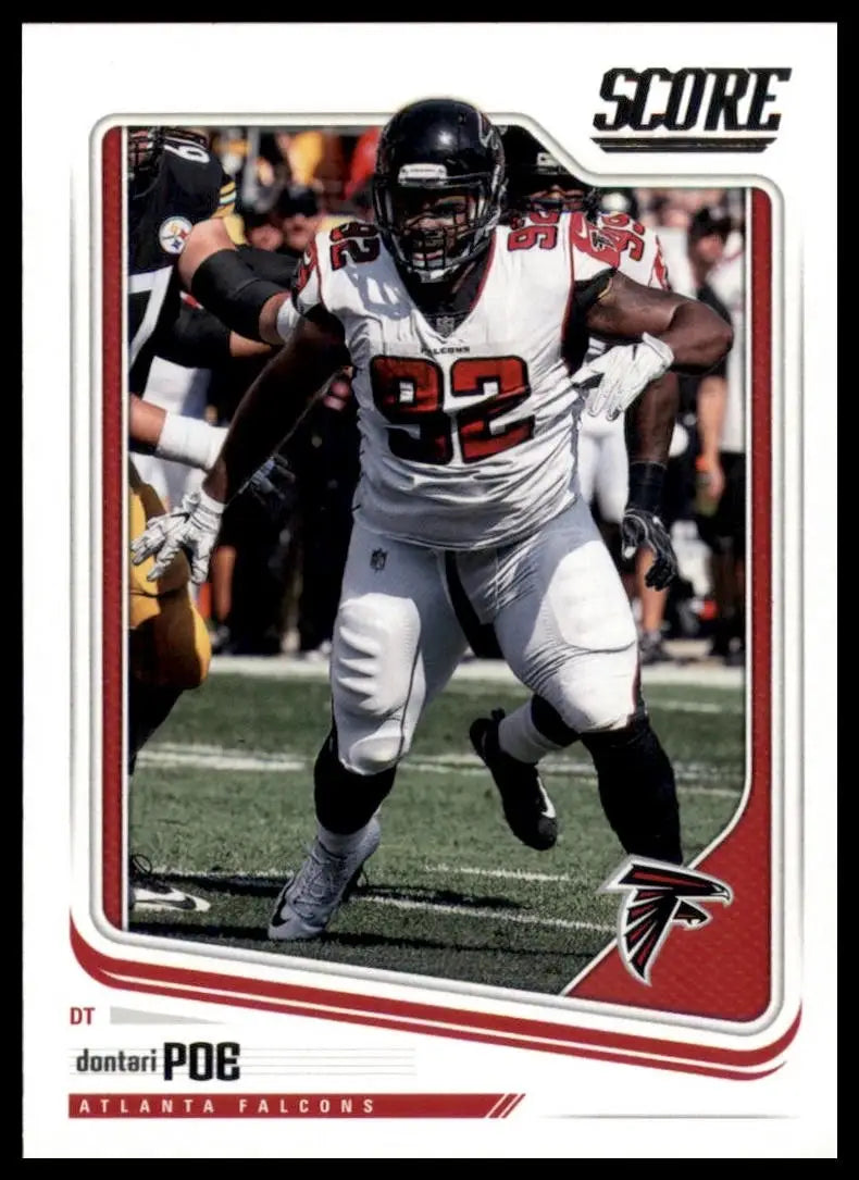 2018 Score - Dontari Poe #20 - Football Card Single