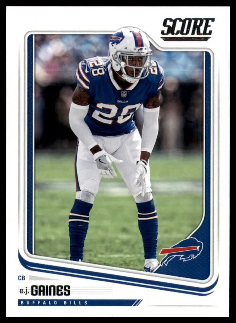 2018 Score - E.J. Gaines #38 - Football Card Single