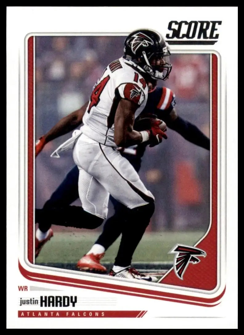 2018 Score - Justin Hardy #22 - Football Card Single