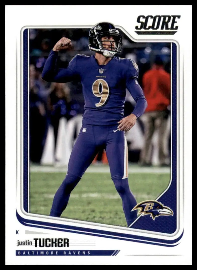 2018 Score - Justin Tucker #27 - Football Card Single