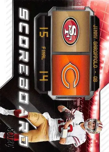 2018 Score Scoreboard #13 Jimmy Garoppolo NM-MT 49ers - Football Card Single