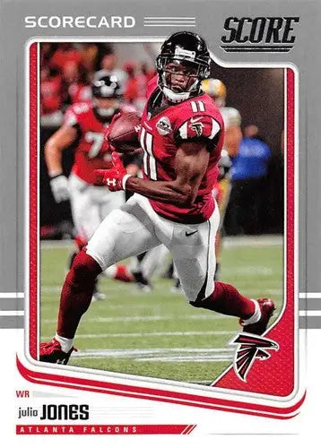 2018 Score Scorecard #15 Julio Jones NM-MT Falcons - Football Card Single