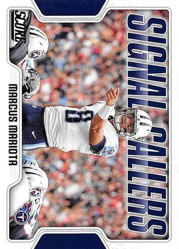 2018 Score Signal Callers #29 Marcus Mariota NM-MT Titans - Football Card Single