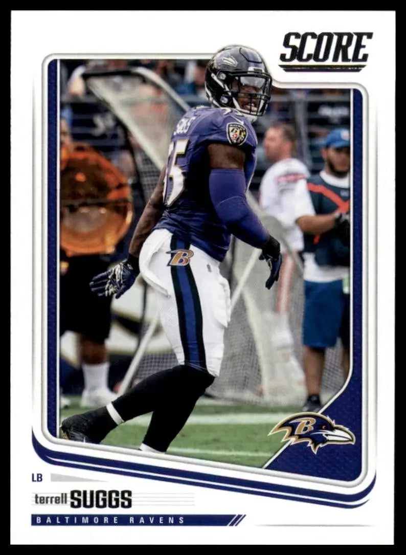 2018 Score - Terrell Suggs #25 - Football Card Single