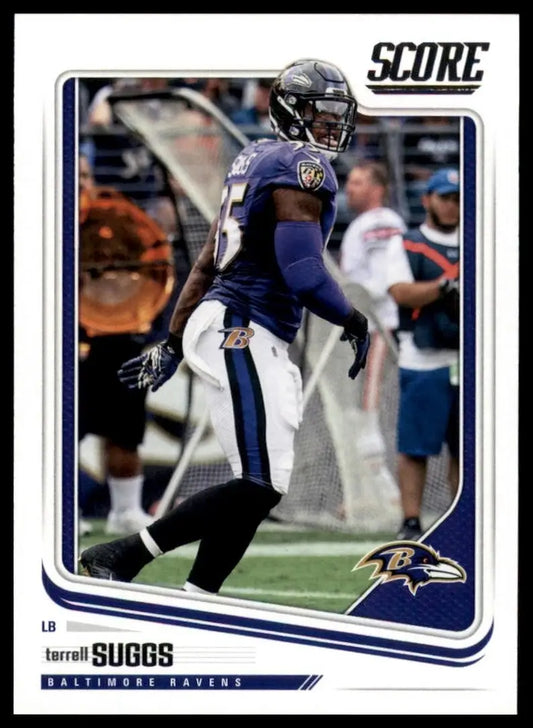 2018 Score - Terrell Suggs #25 - Football Card Single