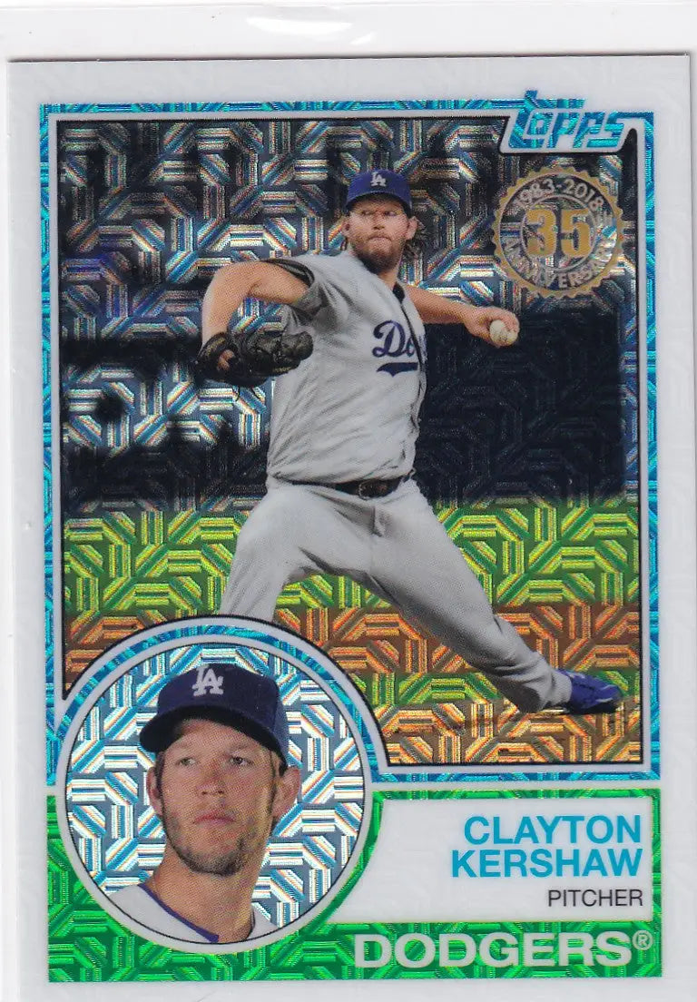 2018 TOPPS #10 CLAYTON KERSHAW MOJO- LOS ANGELES DODGERS - Baseball Card Single