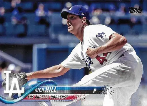 2018 Topps #121 Rich Hill NM-MT Dodgers - Baseball Card Single