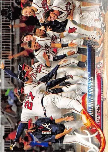 Original gloss 2018 Topps Atlanta Braves baseball card featuring Simply Sandoval for sale