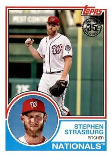 2018 Topps 1983 Topps #83-36 Stephen Strasburg NMMT Nationals - Baseball Card Single