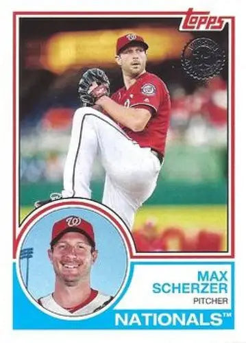 2018 Topps 1983 Topps #83-75 Max Scherzer NM-MT Nationals - Baseball Card Single