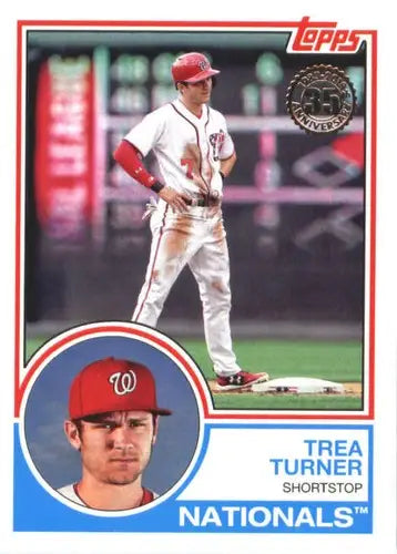 2018 Topps 1983 Topps #83-82 Trea Turner NM-MT Nationals - Baseball Card Single