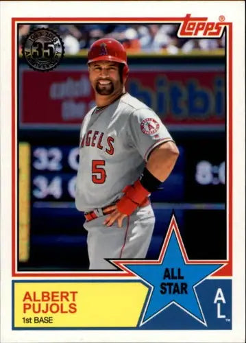 2018 Topps 1983 Topps All-Stars #83AS-43 Albert Pujols NM-MT Angels - Baseball Card Single