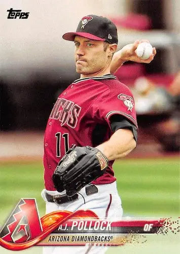2018 Topps #216 A.J. Pollock NM-MT Diamondbacks - Baseball Card Single