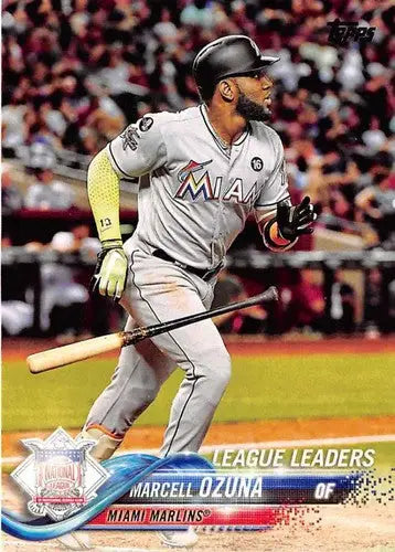2018 Topps Marcell Ozuna baseball card from Simply Sandoval original gloss collection