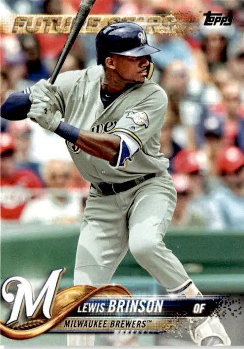 2018 Topps #296 Lewis Brinson - Baseball Card Single