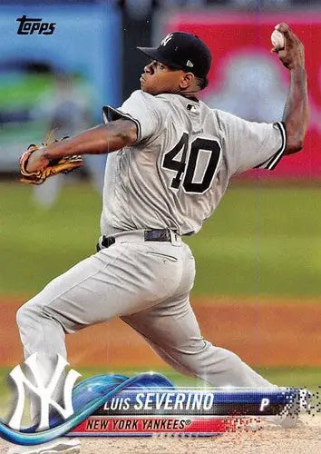 Luis Severino baseball card from 2018 Topps #303 in original gloss NM-MT