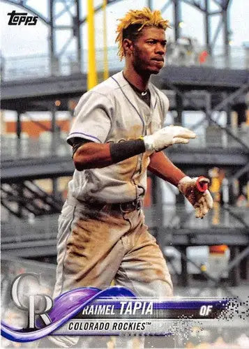2018 Topps #313 Raimel Tapia NM-MT Rockies - Baseball Card Single