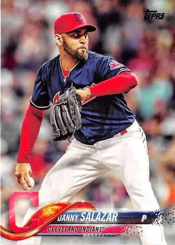 2018 Topps #38 Danny Salazar NM-MT Indians - Baseball Card Single