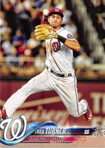 2018 Topps #44 Trea Turner EX Excellent Nationals - Baseball Card Single