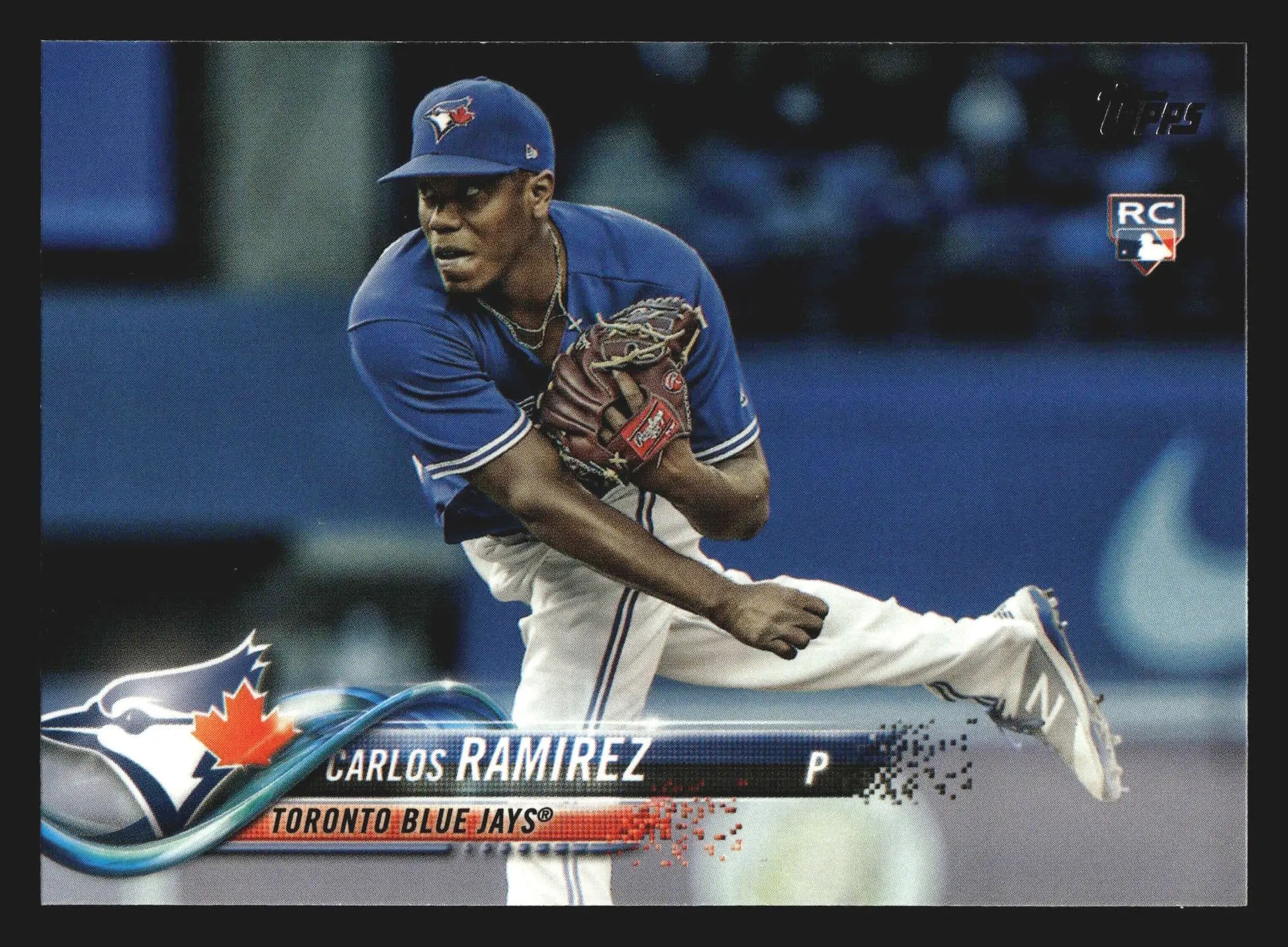 2018 Topps #467 Carlos Ramirez Toronto Blue Jays RC