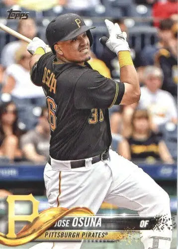 Jose Osuna baseball card with original gloss from 2018 Topps #521 NM-MT Pirates