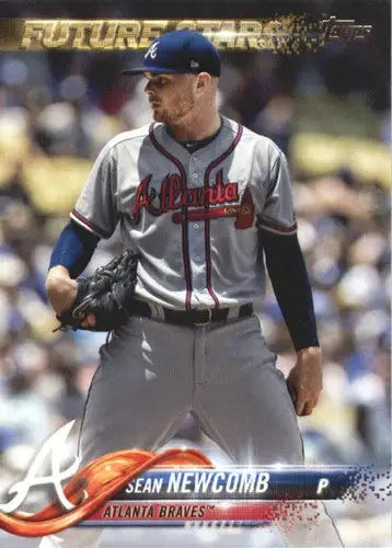 Original gloss Sean Newcomb baseball card 2018 Topps Future Star ID 59095