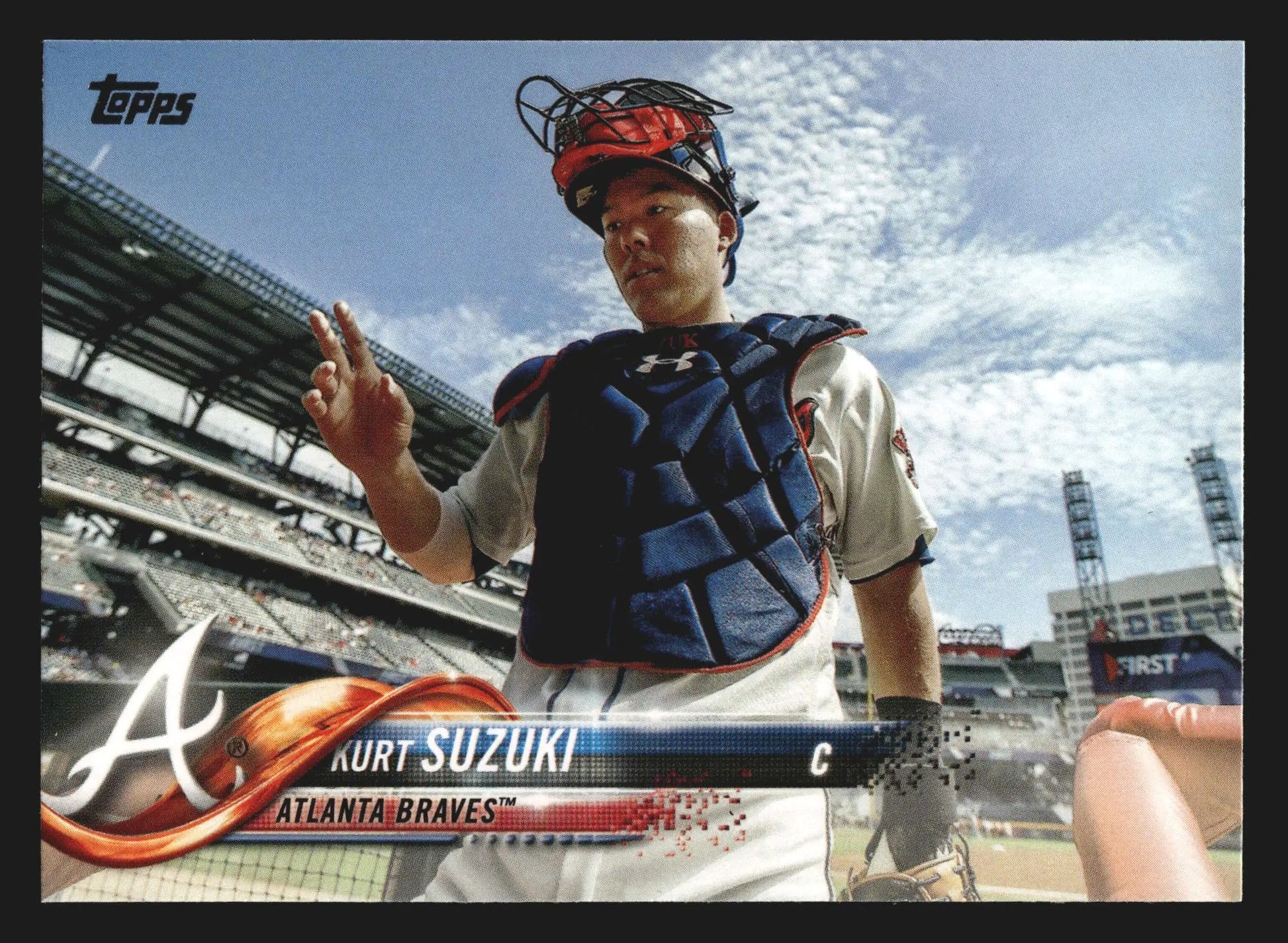2018 Topps #608 Kurt Suzuki Braves - Baseball Card Single