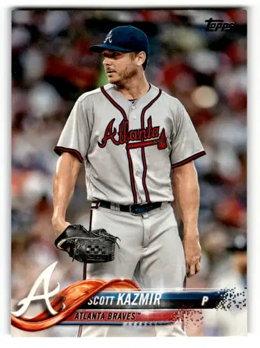 2018 Topps Scott Kazmir baseball card with original gloss from Simply Sandoval