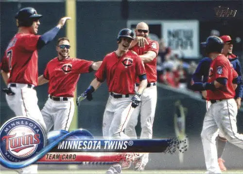 Minnesota Twins baseball card featuring Simply Sandoval from 2018 Topps #614 with original gloss