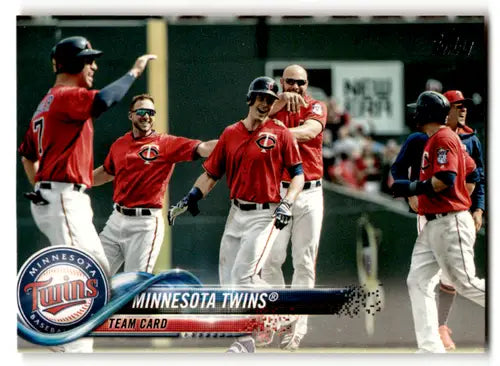2018 Topps Minnesota Twins baseball card featuring Simply Sandoval in original gloss