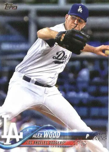 2018 Topps #65 Alex Wood NM-MT Dodgers - Baseball Card Single